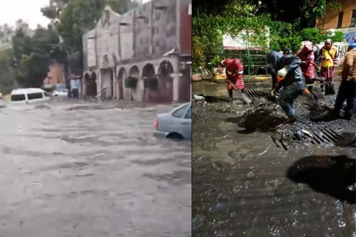 Videos: Caos por lluvias en CDMX: Magdalena Contreras bajo el agua y en alerta roja